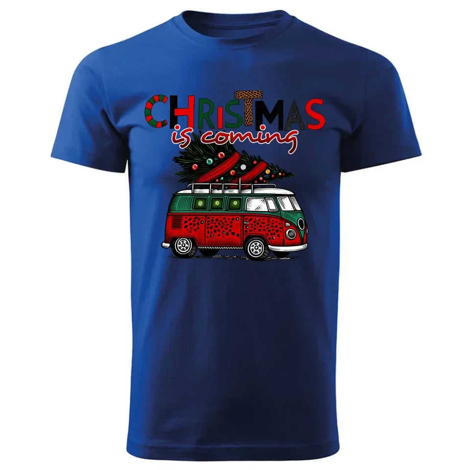 Christmas is coming | Świąteczna koszulka męska BN42 - StoryCups.pl