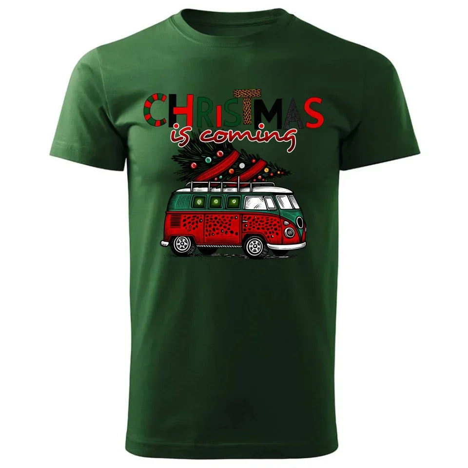 Christmas is coming | Świąteczna koszulka męska BN42 - StoryCups.pl