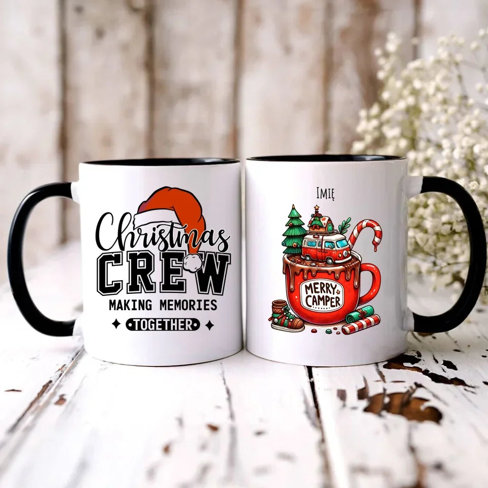 Merry Camper | Personalizowany kubek świąteczny BN43 - StoryCups.pl