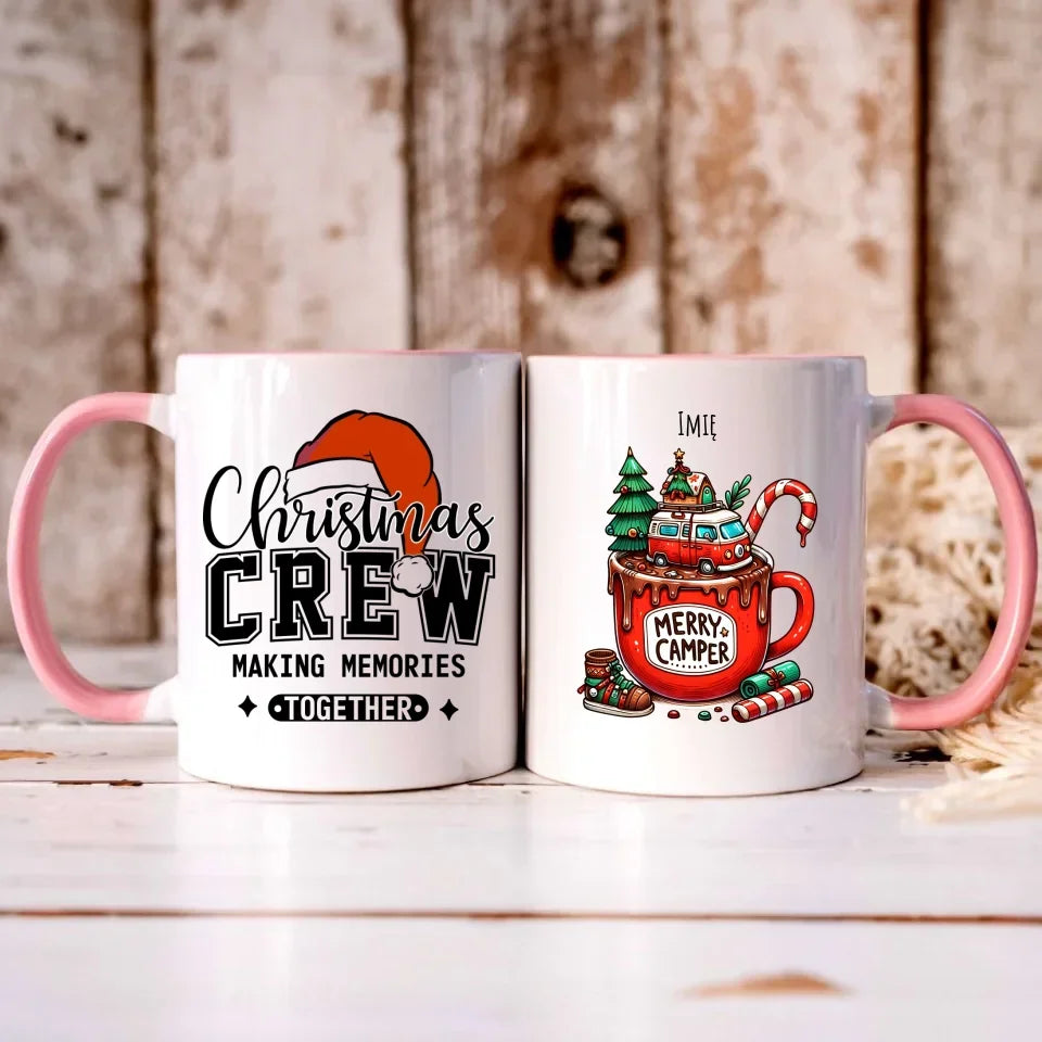 Merry Camper | Personalizowany kubek świąteczny BN43 - StoryCups.pl