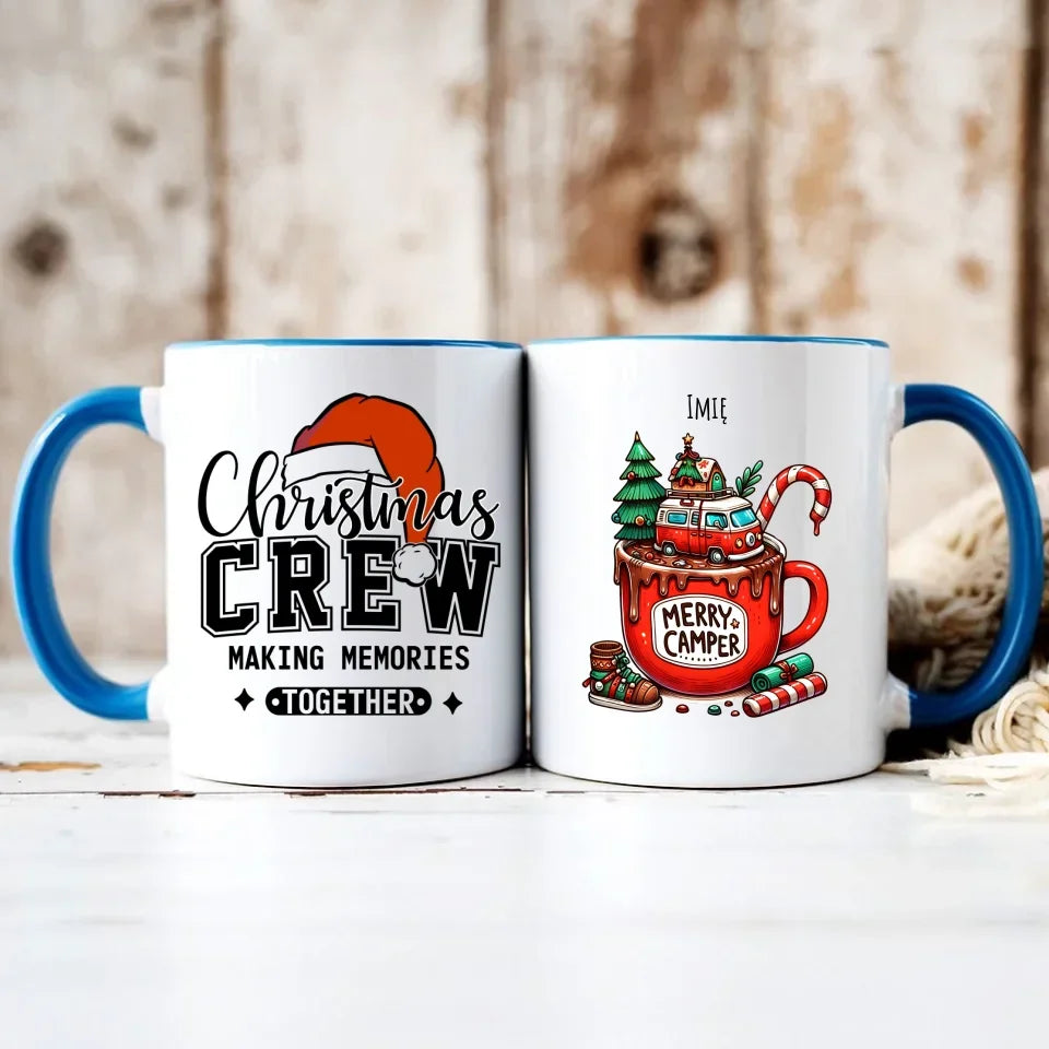 Merry Camper | Personalizowany kubek świąteczny BN43 - StoryCups.pl