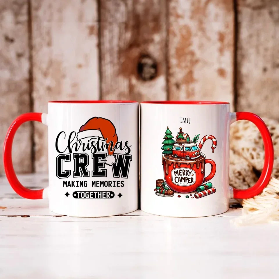 Merry Camper | Personalizowany kubek świąteczny BN43 - StoryCups.pl