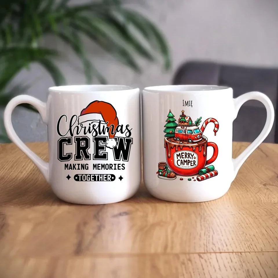 Merry Camper | Personalizowany kubek świąteczny BN43 - StoryCups.pl