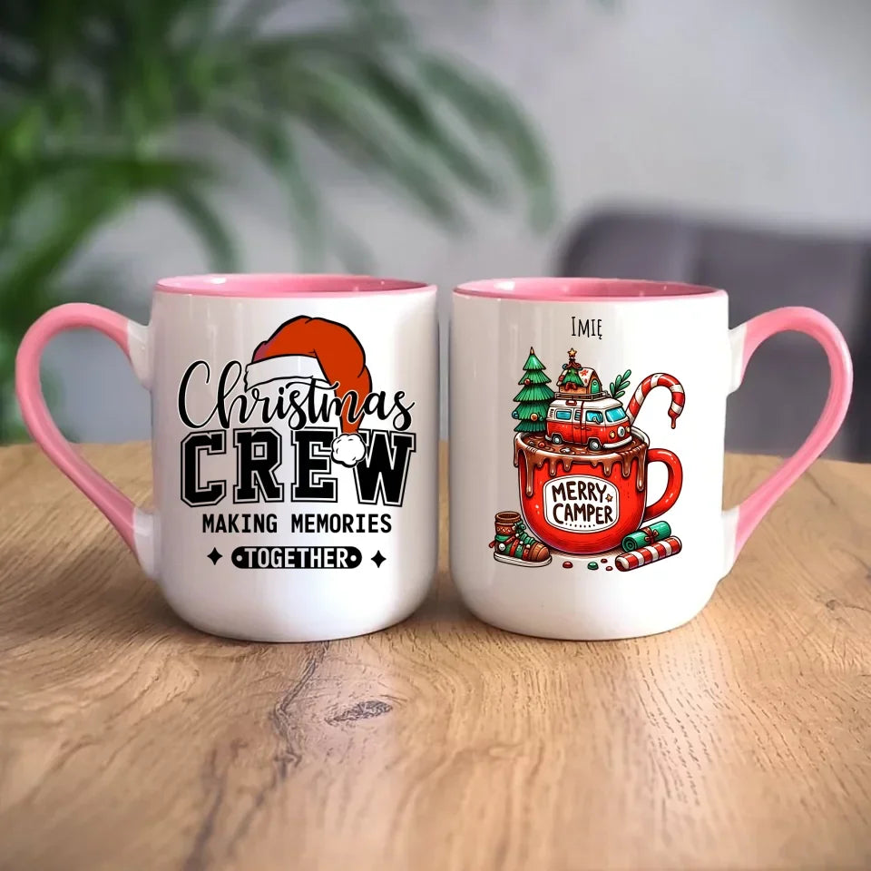 Merry Camper | Personalizowany kubek świąteczny BN43 - StoryCups.pl