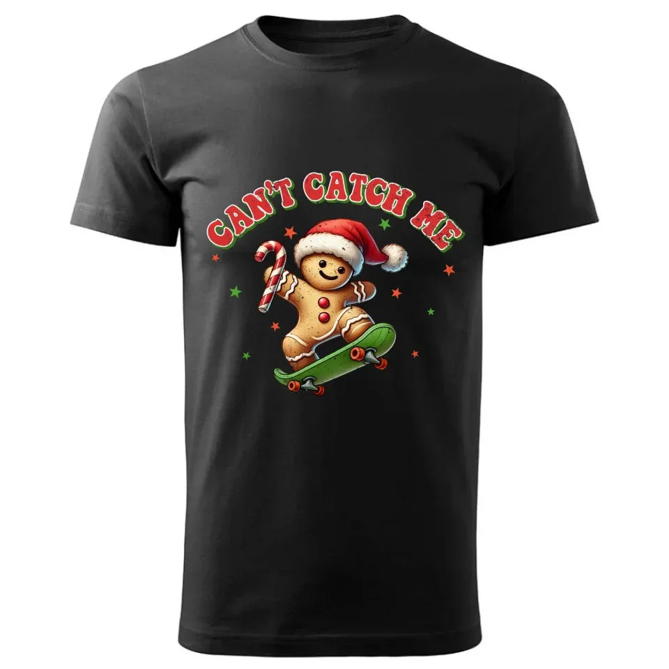 Can't catch me | Świąteczna koszulka męska BN45 - StoryCups.pl