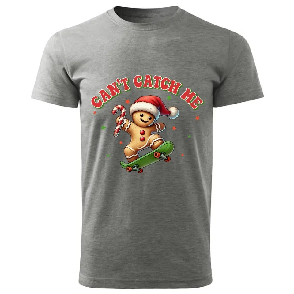 Can't catch me | Świąteczna koszulka męska BN45 - StoryCups.pl