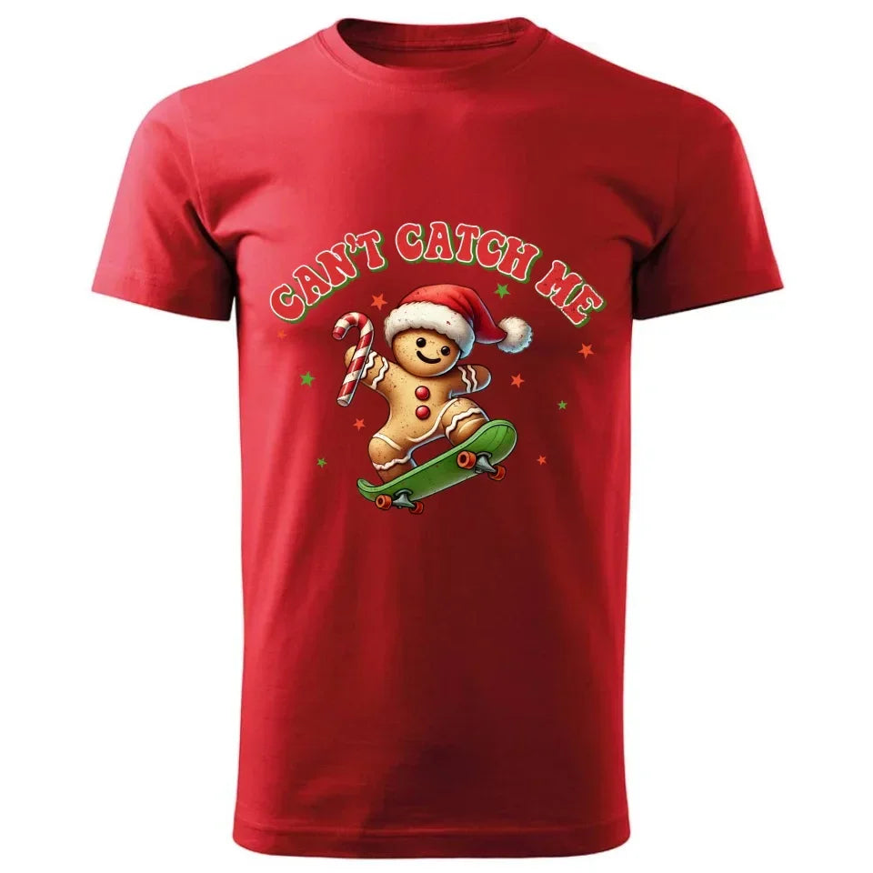 Can't catch me | Świąteczna koszulka męska BN45 - StoryCups.pl