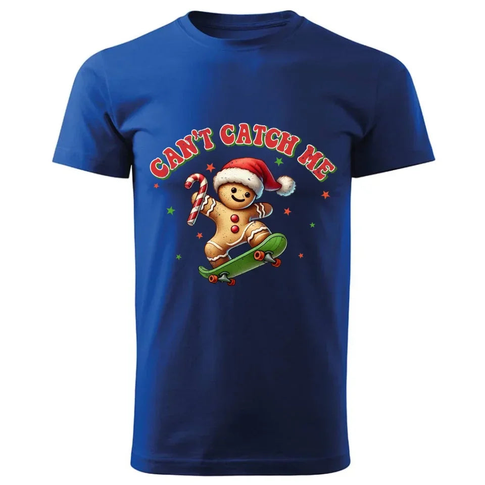 Can't catch me | Świąteczna koszulka męska BN45 - StoryCups.pl