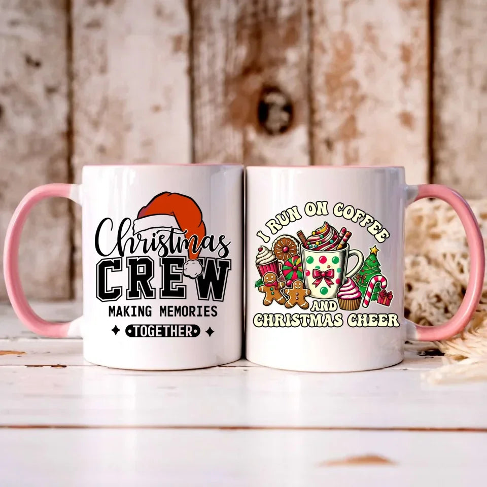 I run on coffee | Świąteczny kubek BN47 - StoryCups.pl