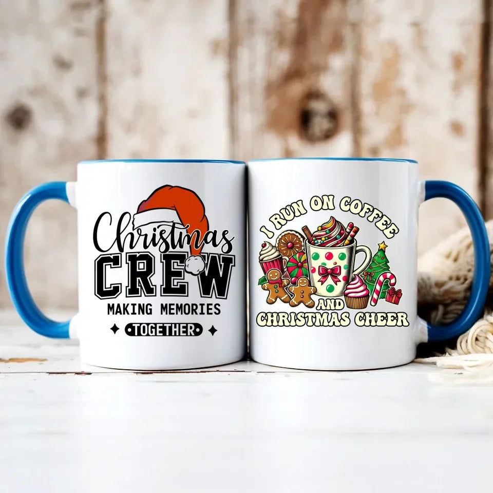 I run on coffee | Świąteczny kubek BN47 - StoryCups.pl