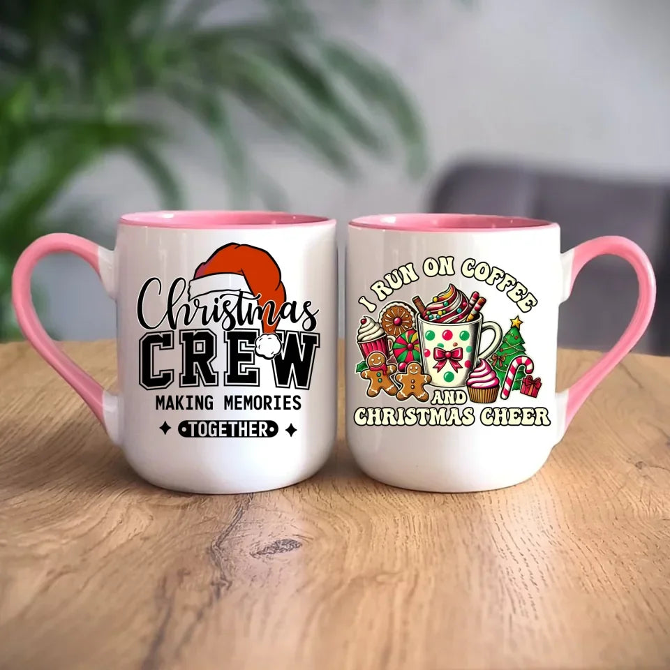 I run on coffee | Świąteczny kubek BN47 - StoryCups.pl