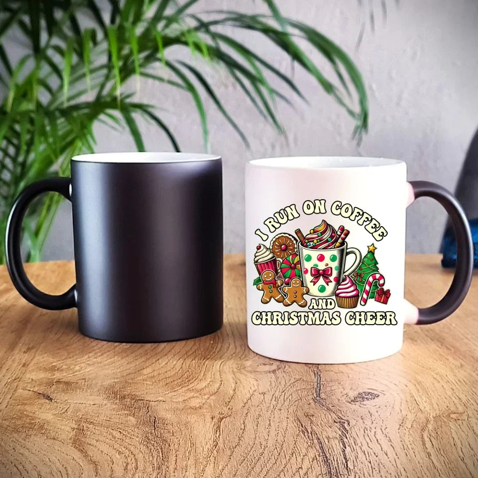 I run on coffee | Świąteczny kubek BN47 - StoryCups.pl