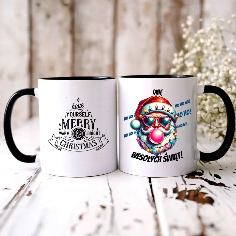 Mikołaj | Świąteczny kubek z imieniem na Mikołajki BN17 - StoryCups.pl