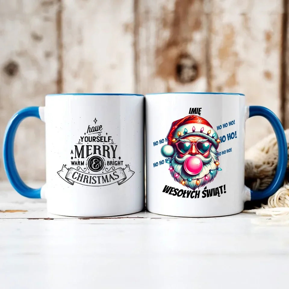 Mikołaj | Świąteczny kubek z imieniem na Mikołajki BN17 - StoryCups.pl