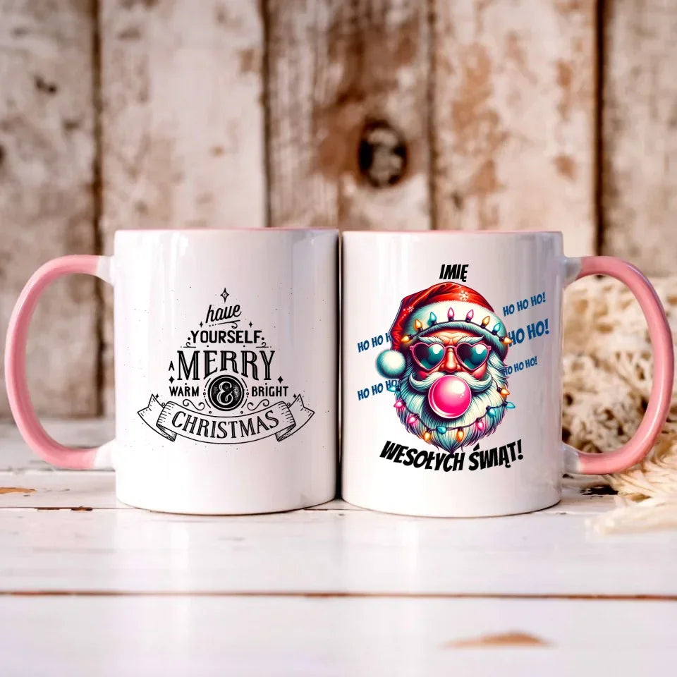 Mikołaj | Świąteczny kubek z imieniem na Mikołajki BN17 - StoryCups.pl