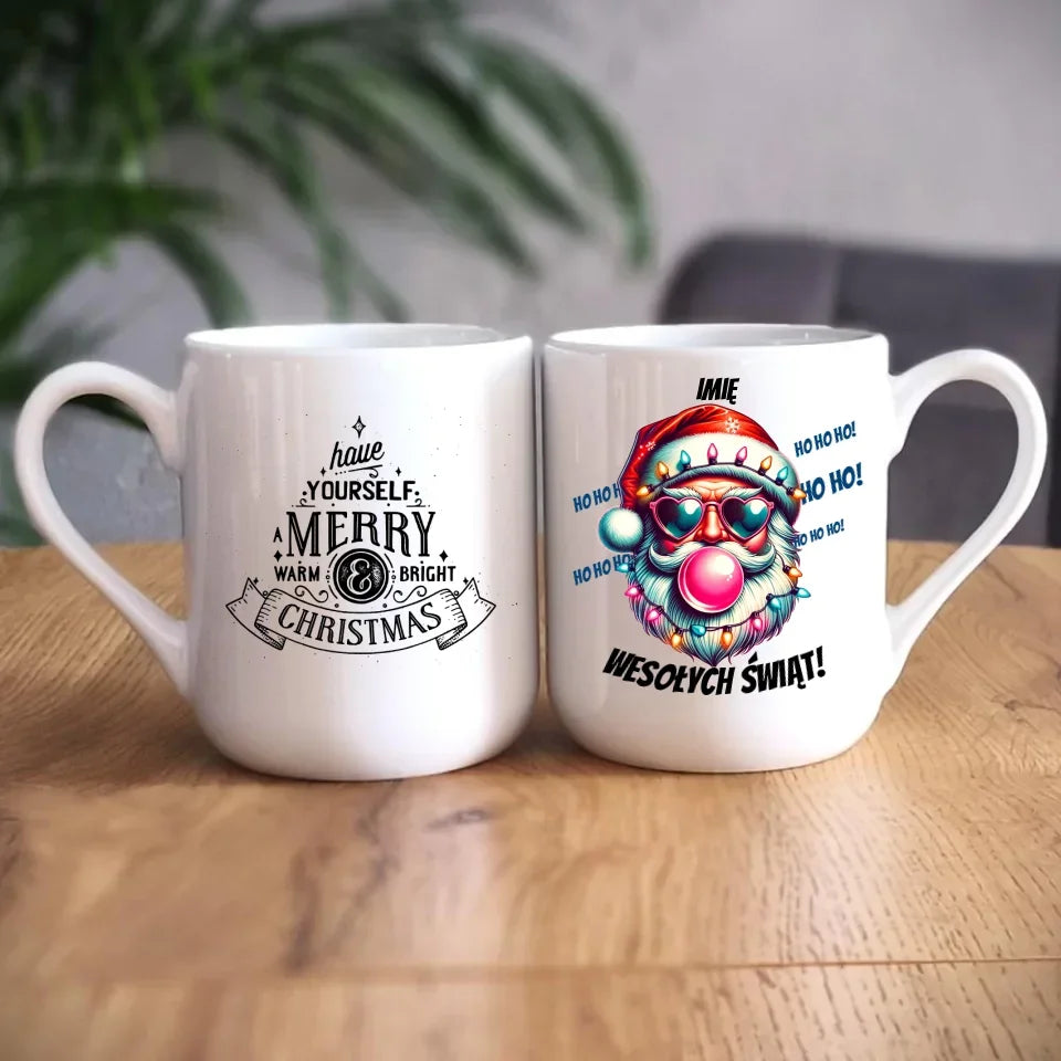 Mikołaj | Świąteczny kubek z imieniem na Mikołajki BN17 - StoryCups.pl