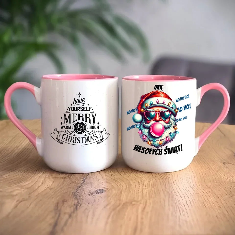 Mikołaj | Świąteczny kubek z imieniem na Mikołajki BN17 - StoryCups.pl