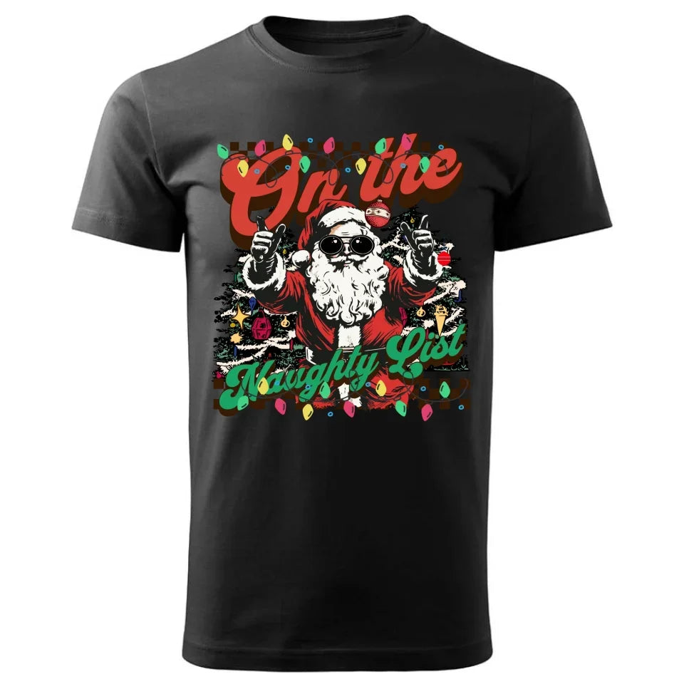 Na liście niegrzecznych | Świąteczna koszulka męska BN50 - StoryCups.pl