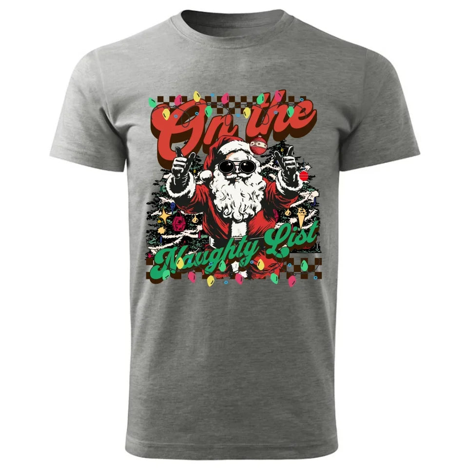Na liście niegrzecznych | Świąteczna koszulka męska BN50 - StoryCups.pl