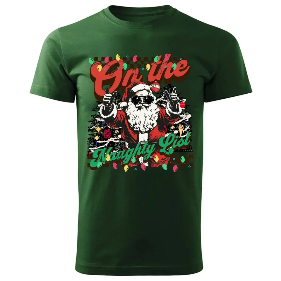 Na liście niegrzecznych | Świąteczna koszulka męska BN50 - StoryCups.pl