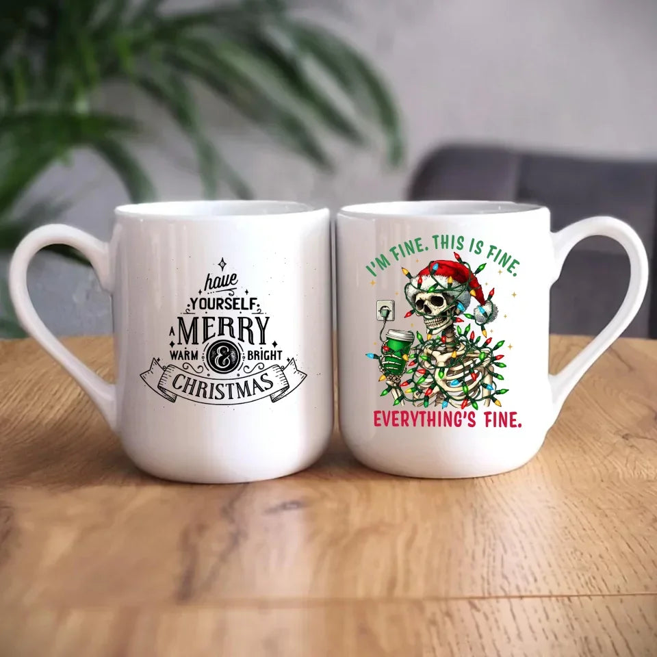 Everything's fine | Świąteczny kubek BN55 - StoryCups.pl