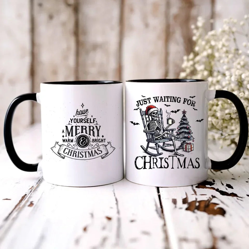 Czekam tylko na święta | Świąteczny kubek BN56 - StoryCups.pl