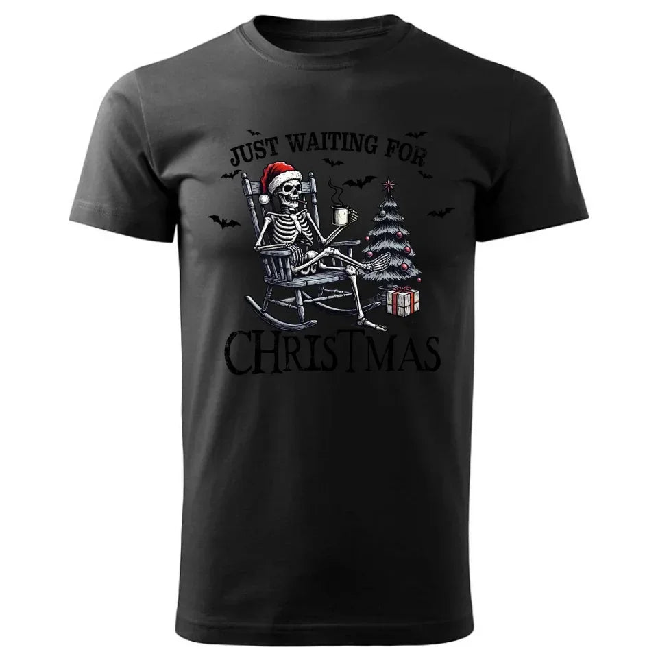 Czekam tylko na święta | Świąteczna koszulka męska BN56 - StoryCups.pl