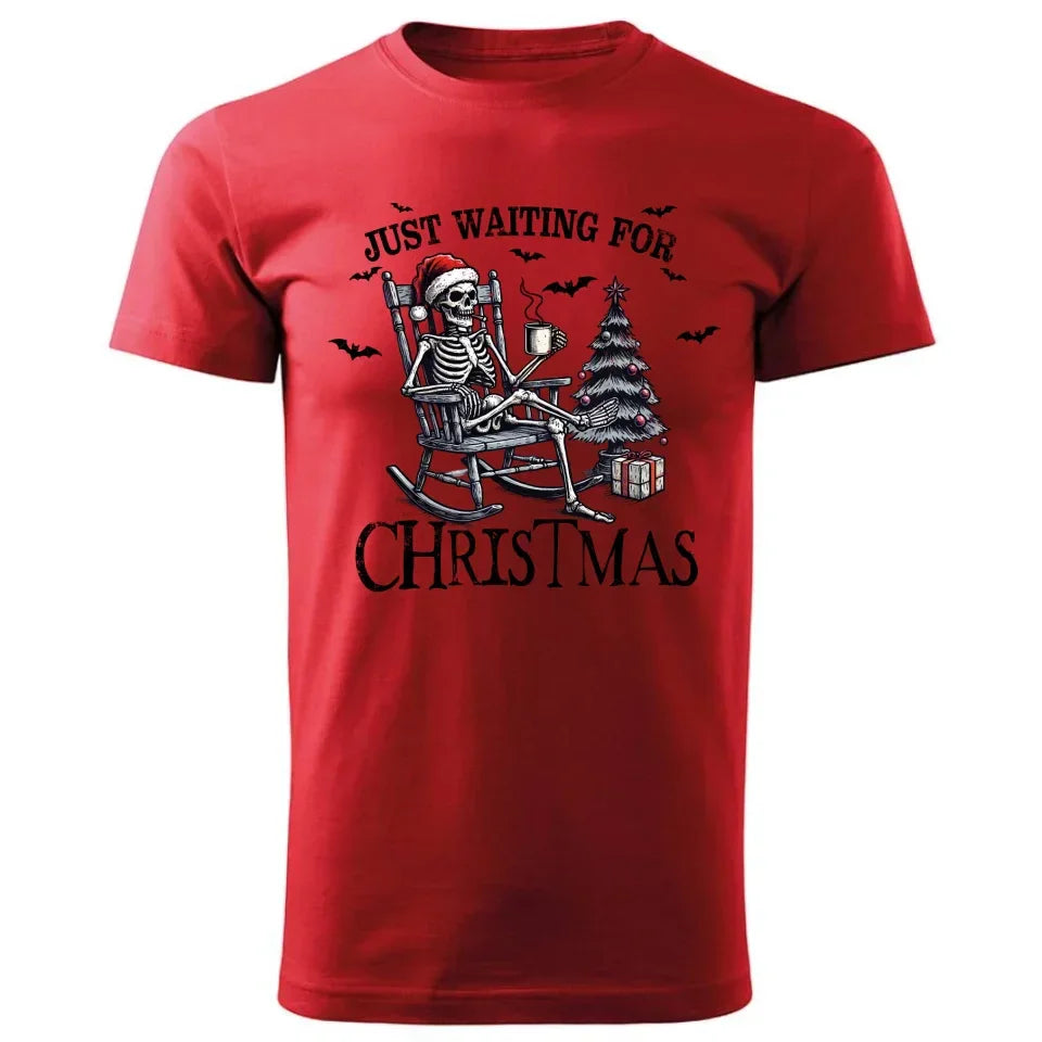 Czekam tylko na święta | Świąteczna koszulka męska BN56 - StoryCups.pl