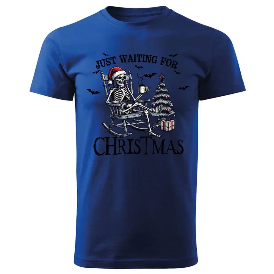 Czekam tylko na święta | Świąteczna koszulka męska BN56 - StoryCups.pl
