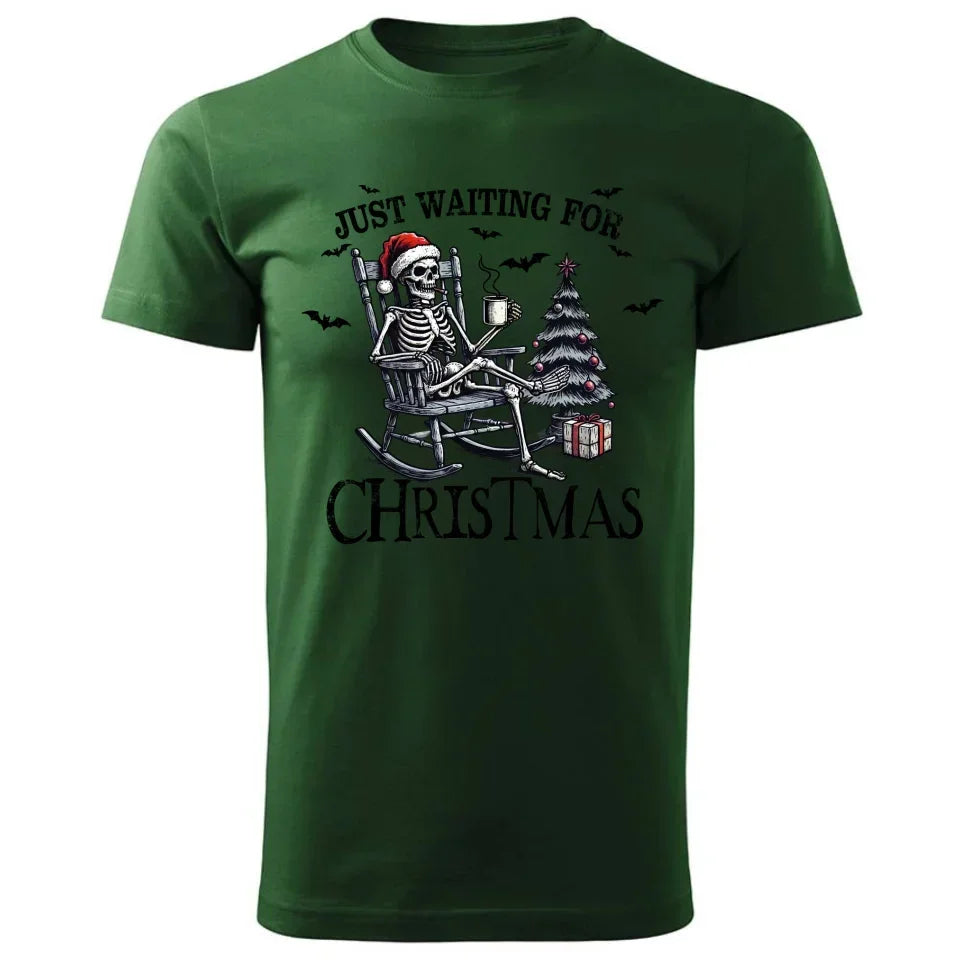 Czekam tylko na święta | Świąteczna koszulka męska BN56 - StoryCups.pl