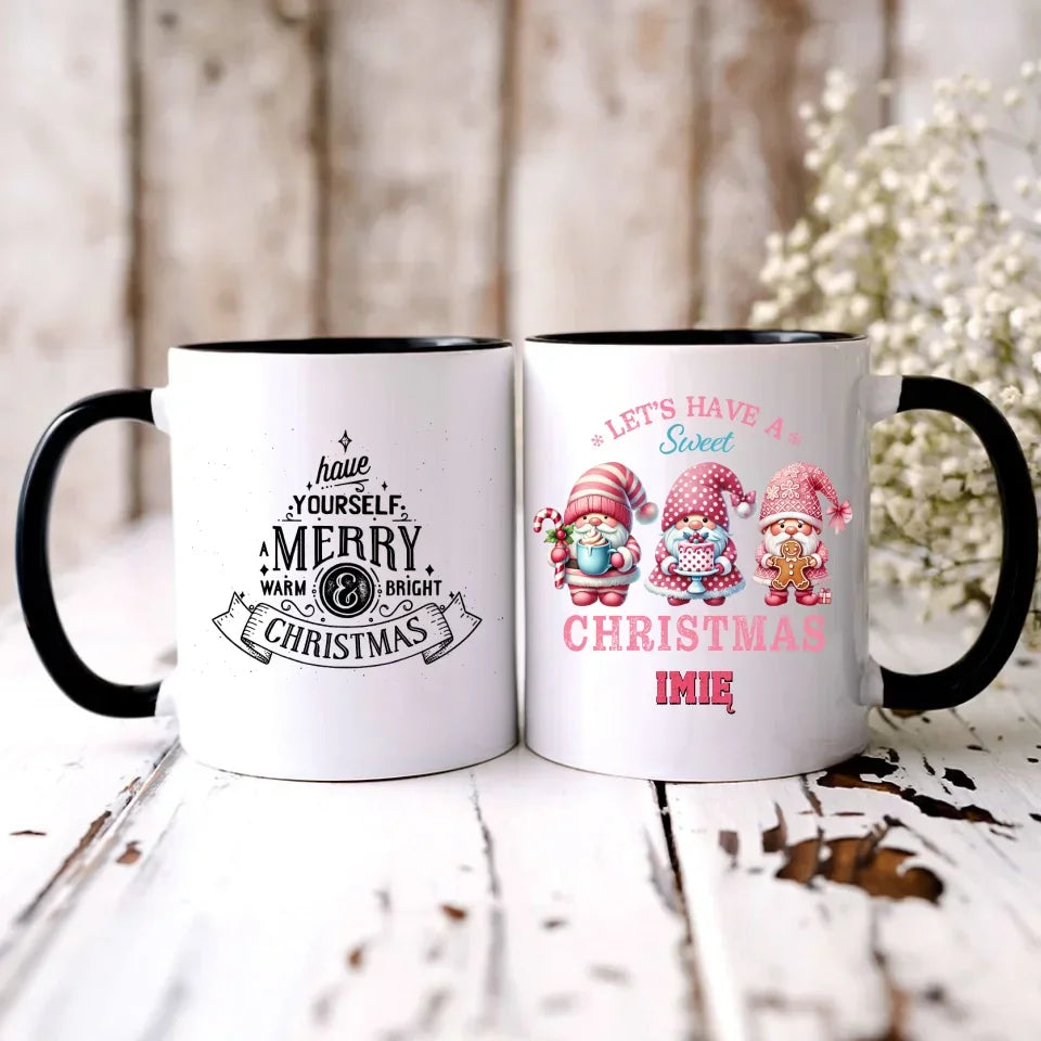 Słodkie święta | Personalizowany kubek świąteczny BN57 - StoryCups.pl