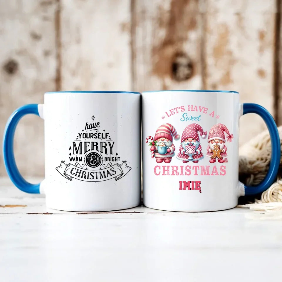 Słodkie święta | Personalizowany kubek świąteczny BN57 - StoryCups.pl