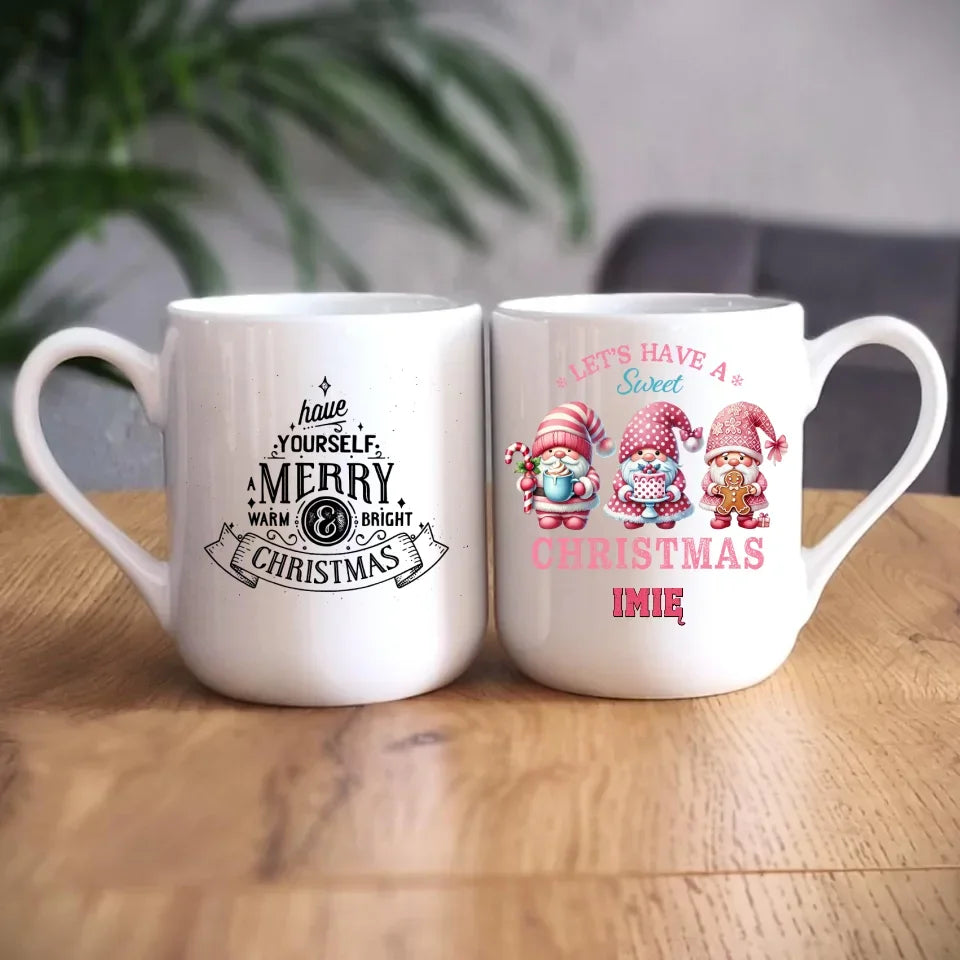 Słodkie święta | Personalizowany kubek świąteczny BN57 - StoryCups.pl