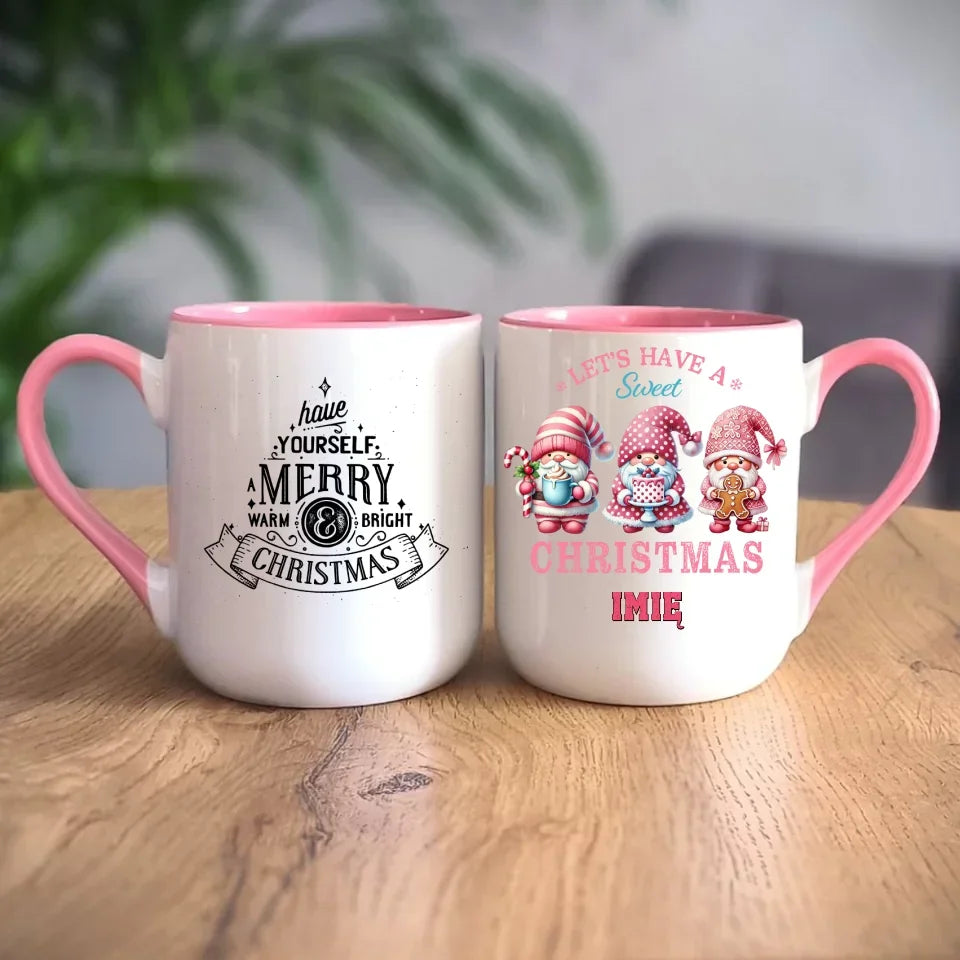 Słodkie święta | Personalizowany kubek świąteczny BN57 - StoryCups.pl