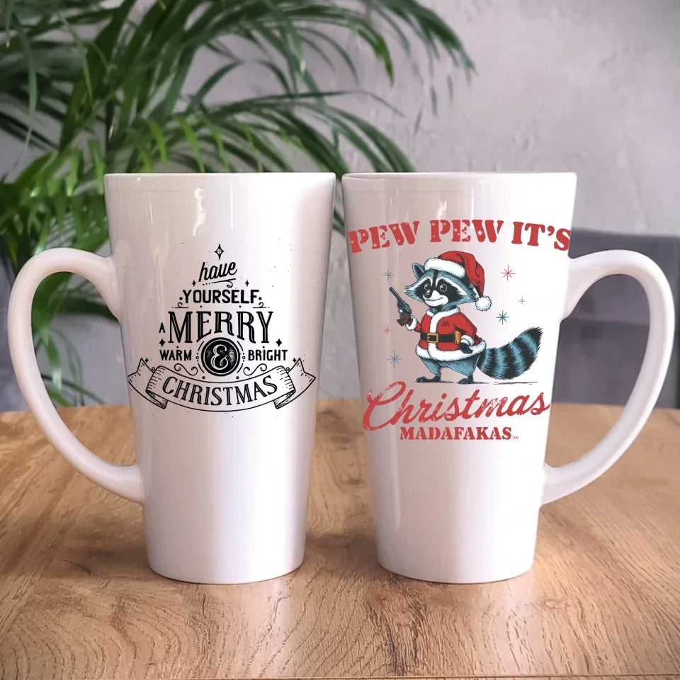 Pew pew it's Christmas | Świąteczny kubek BN60 - StoryCups.pl