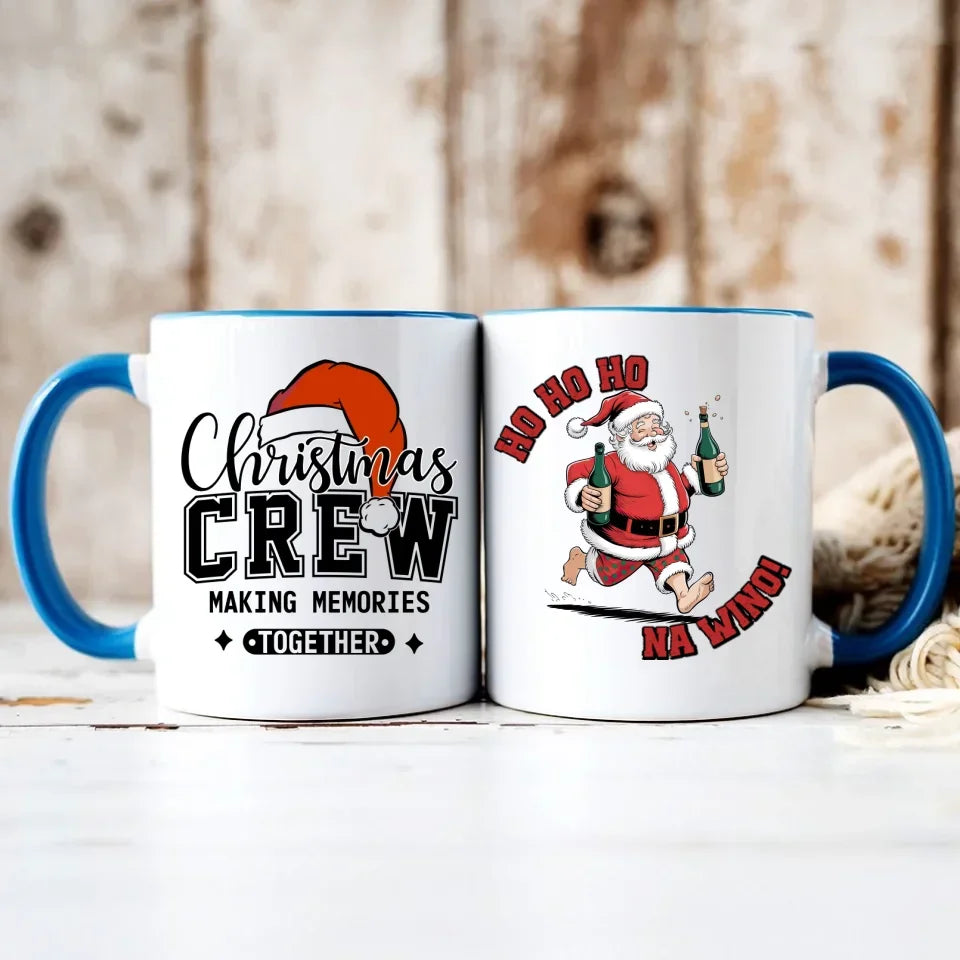 Ho ho ho na wino | Świąteczny kubek BN61 - StoryCups.pl