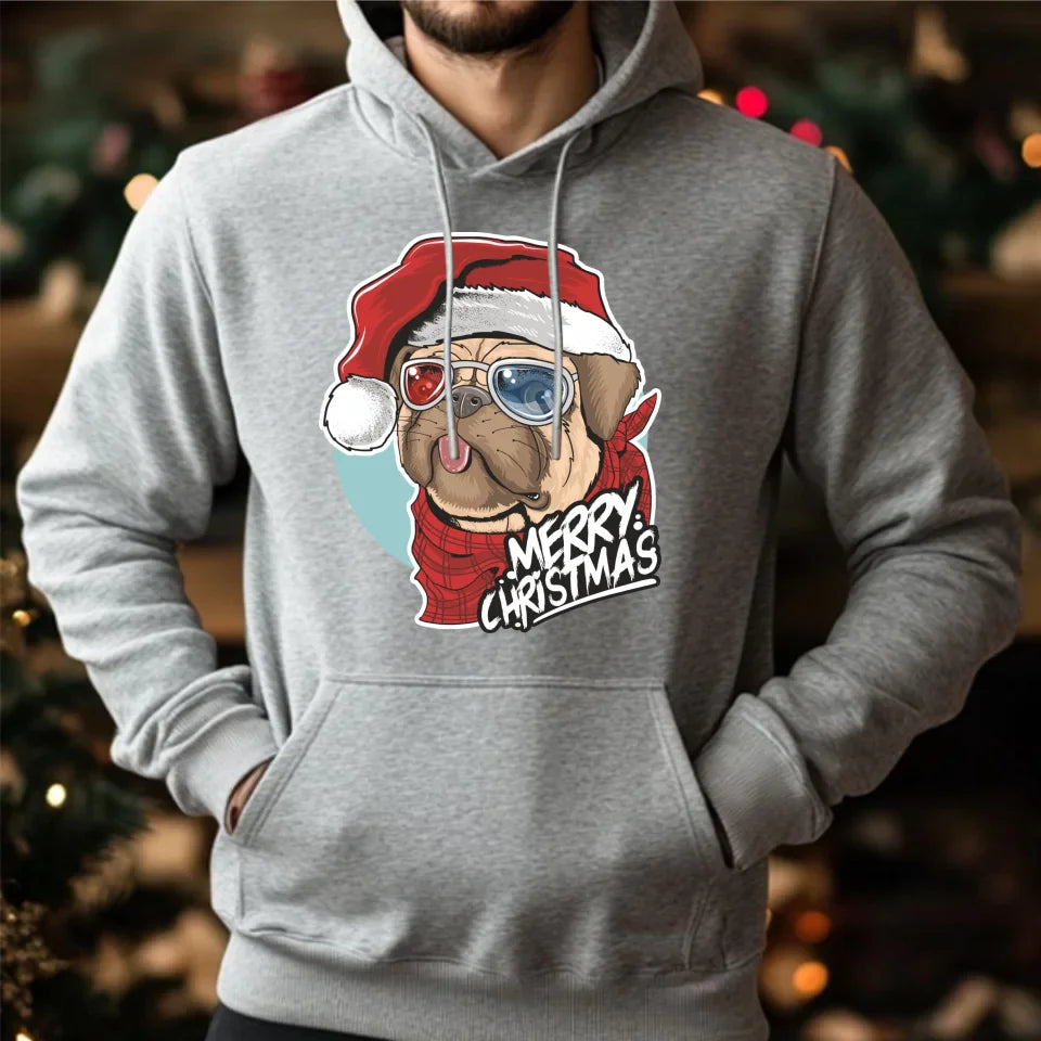 Świąteczna bluza męska z kapturem na prezent hoodie personalizacja