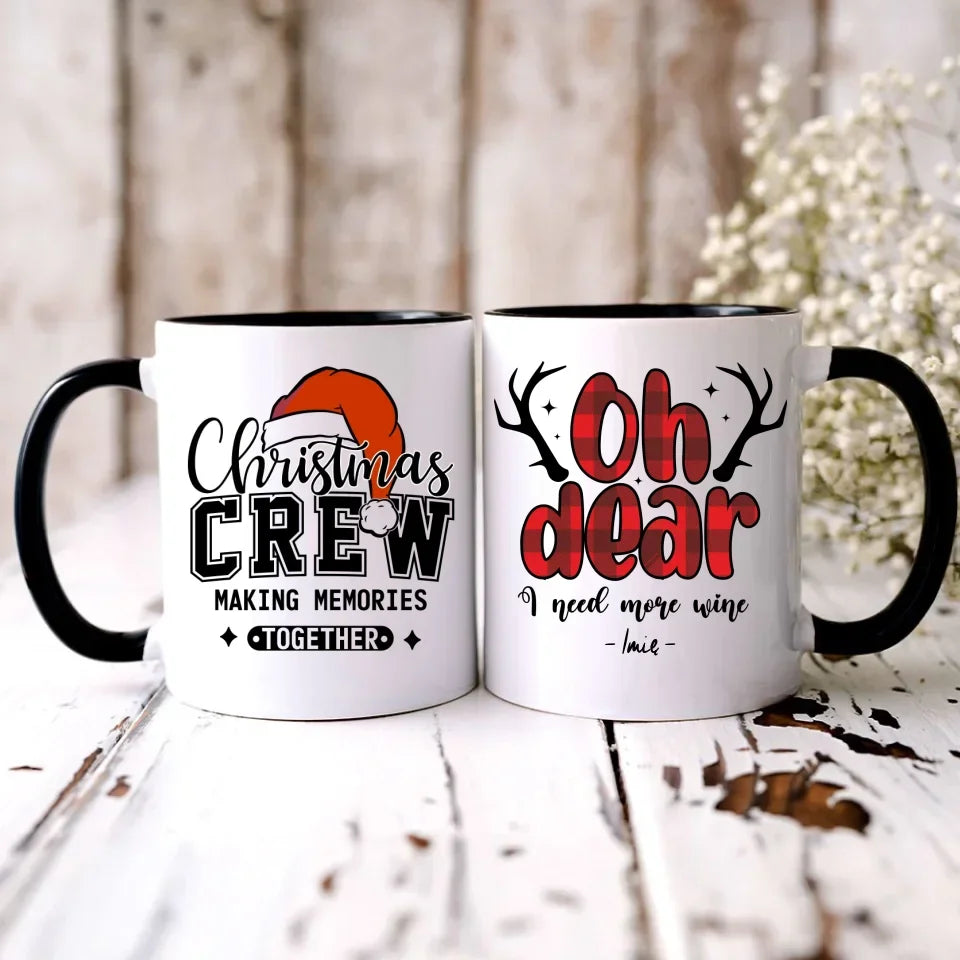 Potrzebuję więcej wina | Personalizowany kubek świąteczny BN63 - StoryCups.pl