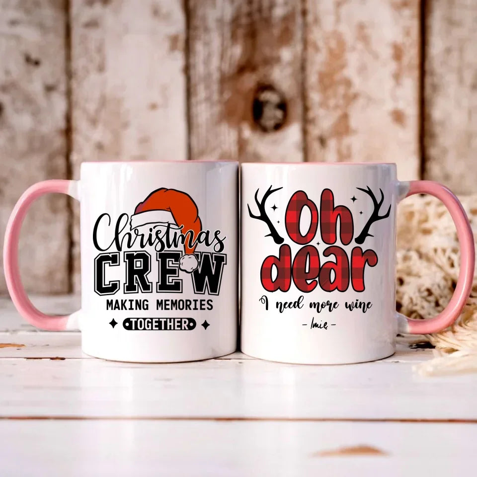 Potrzebuję więcej wina | Personalizowany kubek świąteczny BN63 - StoryCups.pl