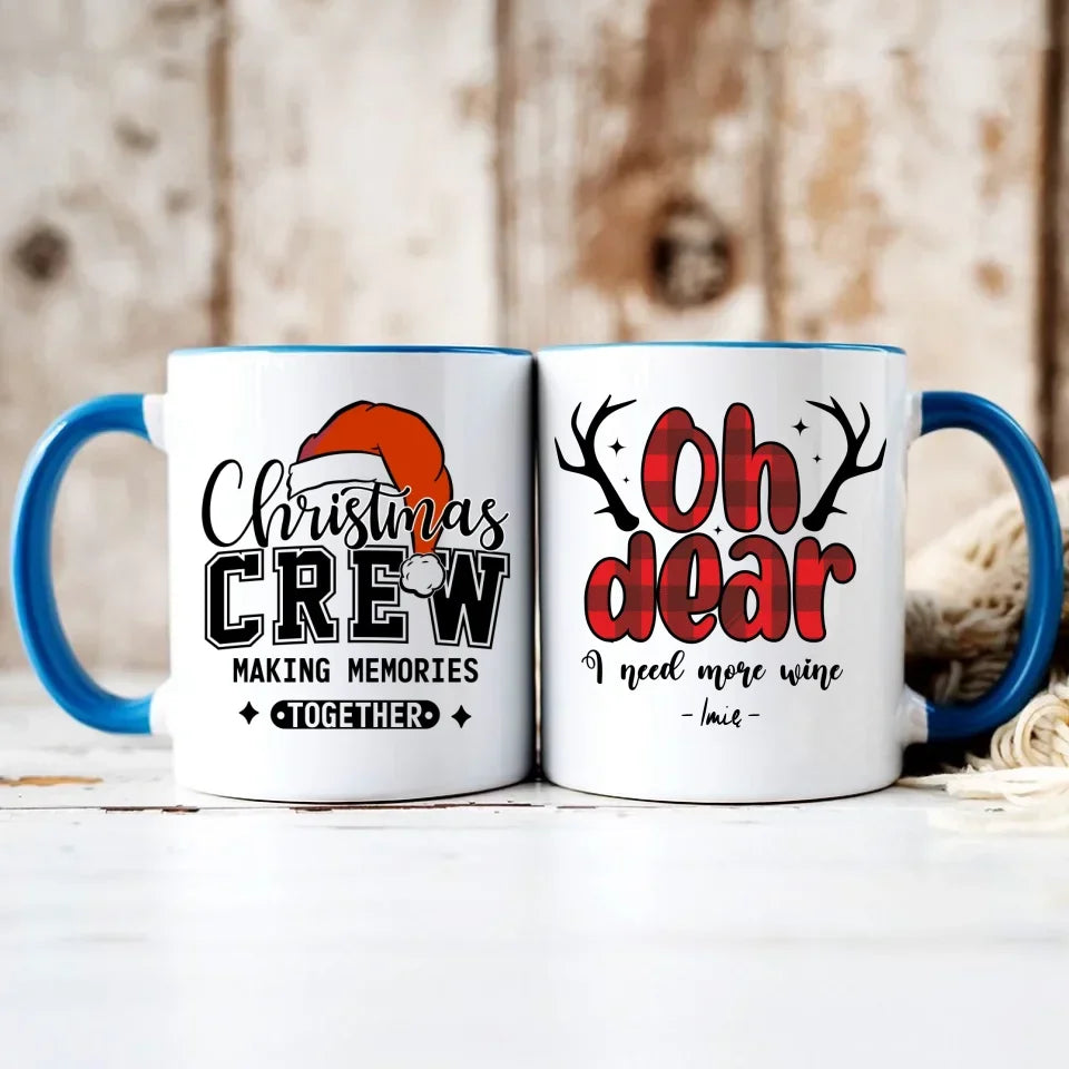 Potrzebuję więcej wina | Personalizowany kubek świąteczny BN63 - StoryCups.pl