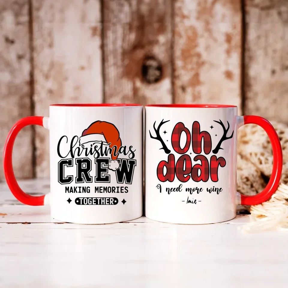 Potrzebuję więcej wina | Personalizowany kubek świąteczny BN63 - StoryCups.pl