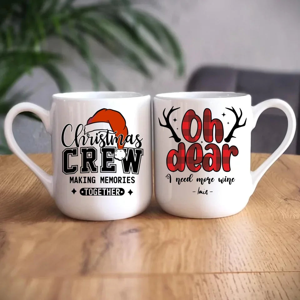 Potrzebuję więcej wina | Personalizowany kubek świąteczny BN63 - StoryCups.pl