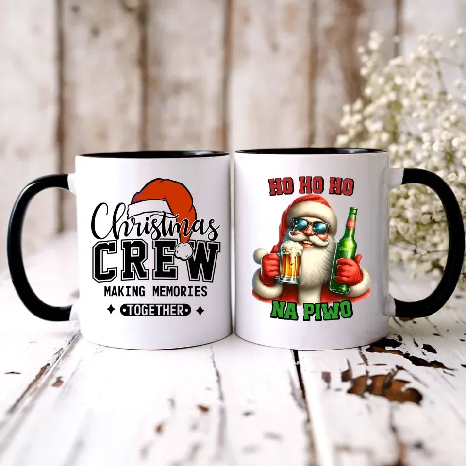 Ho ho ho na piwo | Świąteczny kubek BN64 - StoryCups.pl