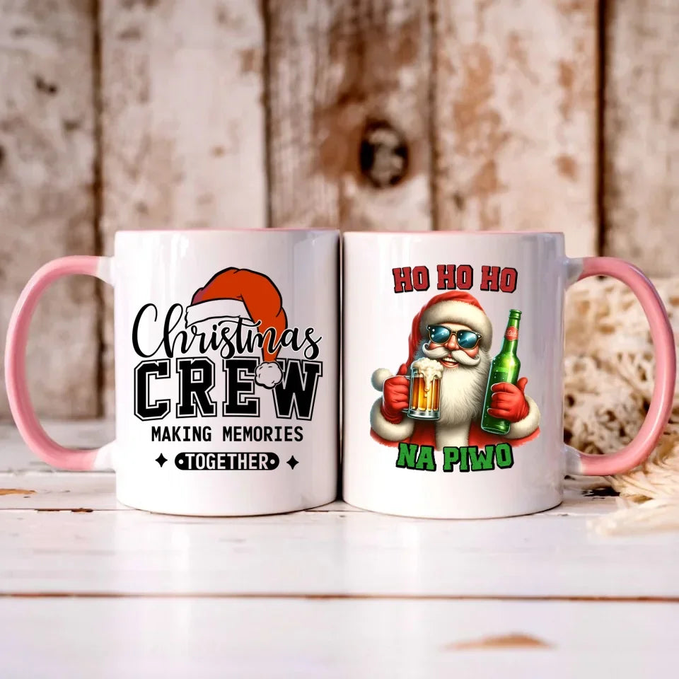 Ho ho ho na piwo | Świąteczny kubek BN64 - StoryCups.pl