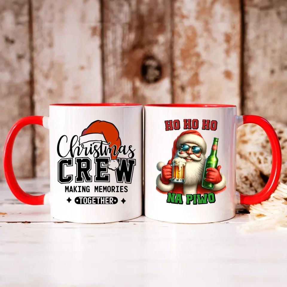 Ho ho ho na piwo | Świąteczny kubek BN64 - StoryCups.pl