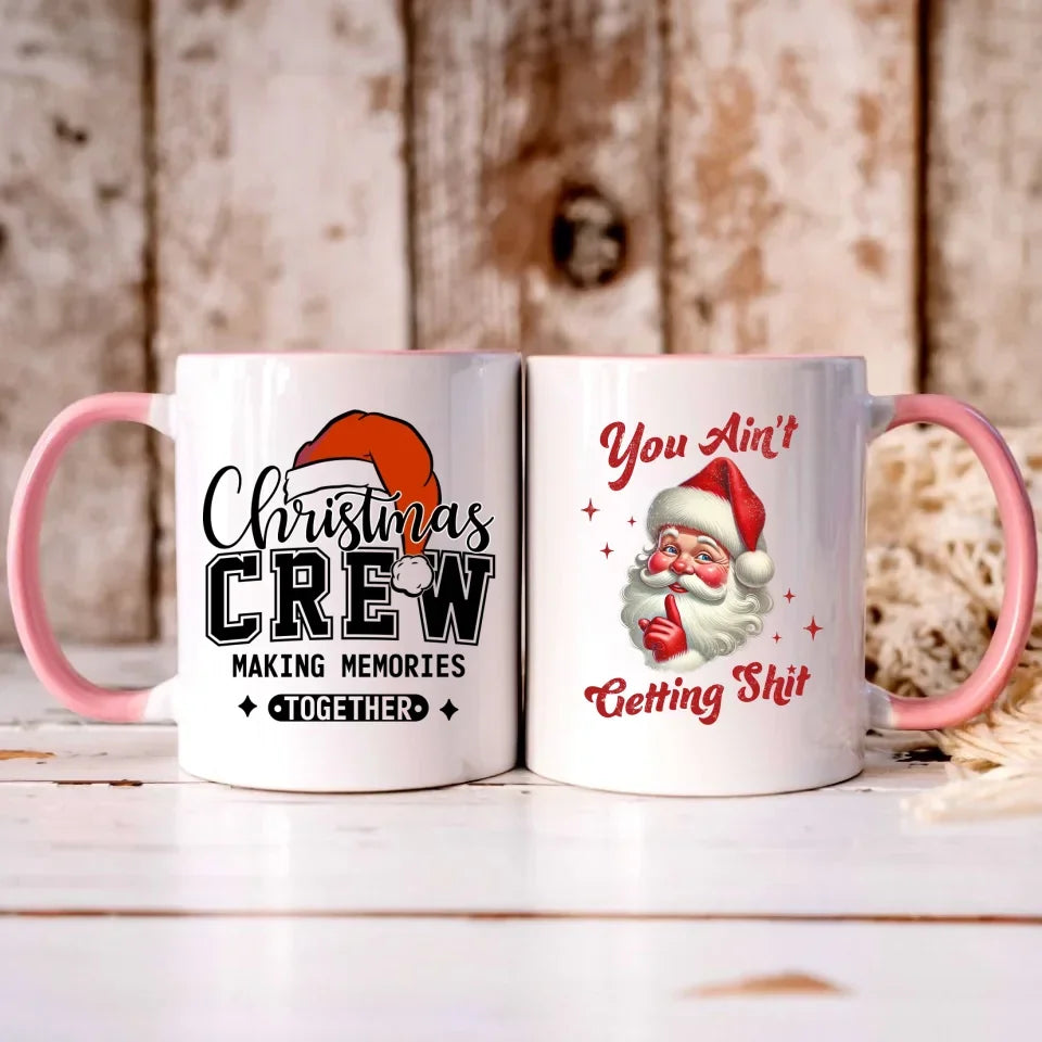 Nie dostaniesz nic | Świąteczny kubek z Mikołajem BN66 - StoryCups.pl