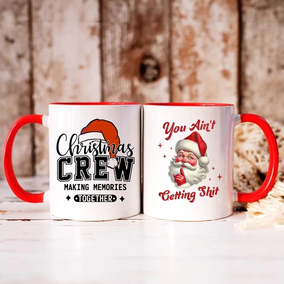 Nie dostaniesz nic | Świąteczny kubek z Mikołajem BN66 - StoryCups.pl