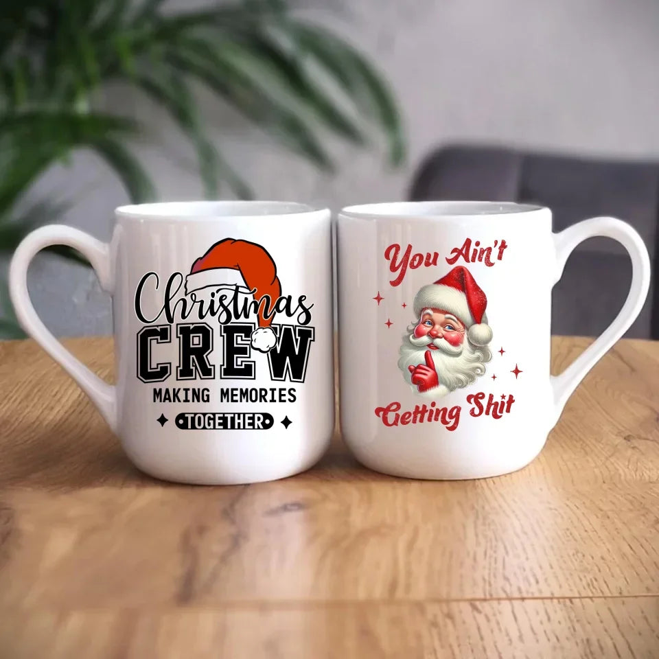 Nie dostaniesz nic | Świąteczny kubek z Mikołajem BN66 - StoryCups.pl