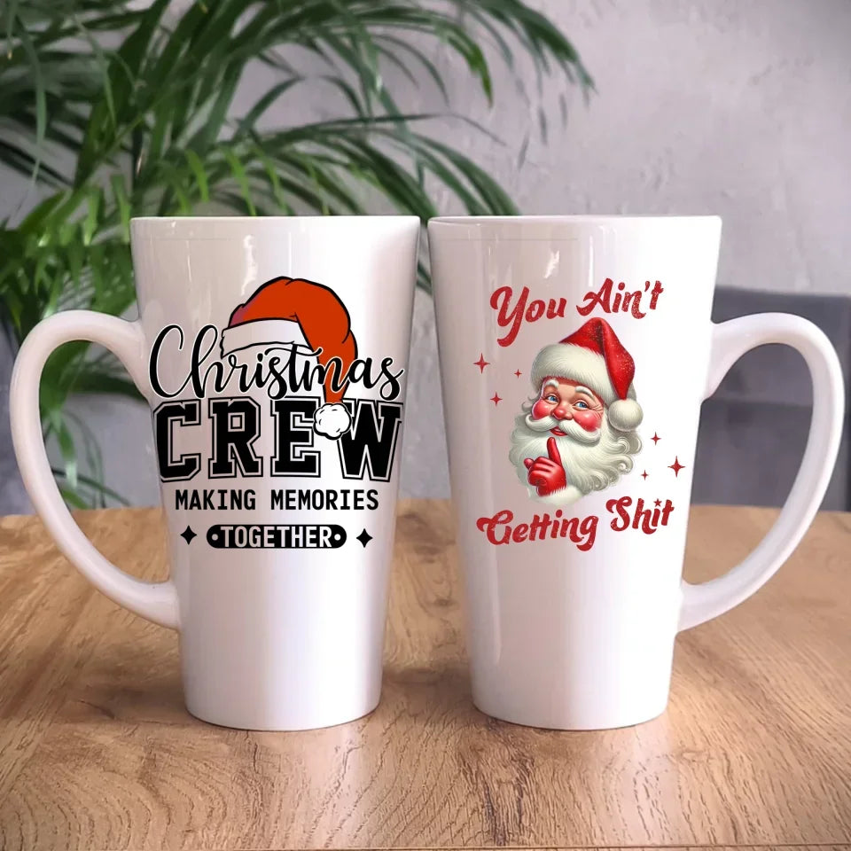 Nie dostaniesz nic | Świąteczny kubek z Mikołajem BN66 - StoryCups.pl