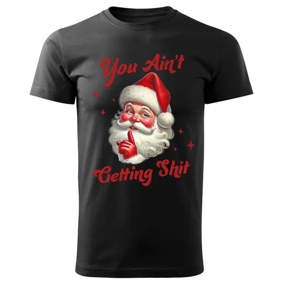 Nie dostaniesz nic | Świąteczna koszulka męska z Mikołajem BN66 - StoryCups.pl